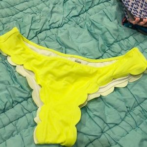 Victoria secret Scalloped bikini bottoms